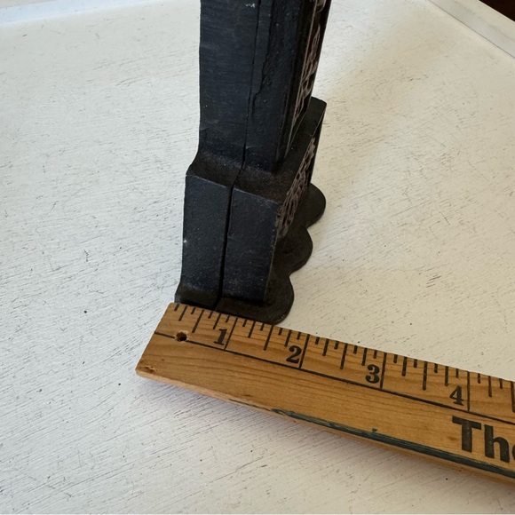 Antique Vintage Cast Iron Grandfather Clock Bank Collectible - Picture 9 of 11